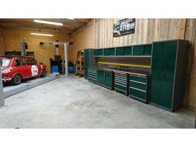 Mobilier pour aménagement et rangement d'atelier et garage - TRM Garage
