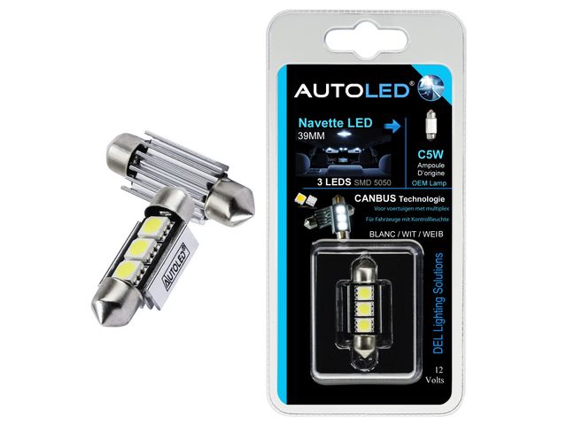 Ampoule BAX9s LED (H6W) - Voiture - Puissance et Qualité