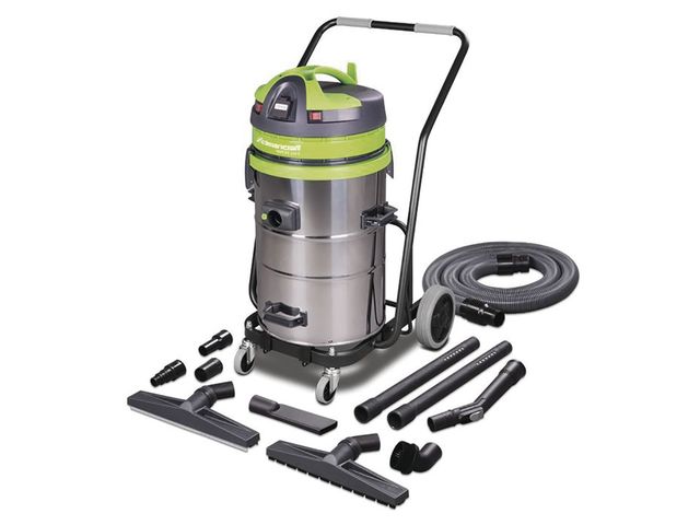 Aspirateur sans sac industriel 1150W, 62L (eau et poussière