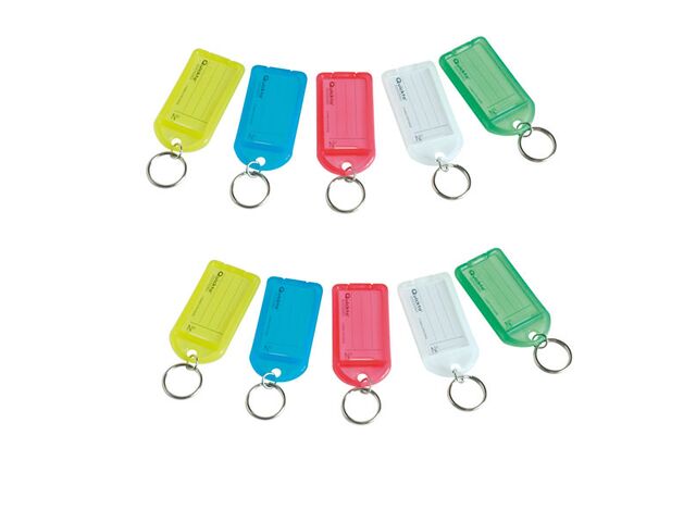 Blister 10 PORTE-CLES Quickto ASSORTIS - Equipements de Gestion des clés