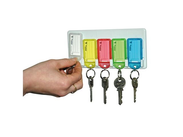 Blister 2 Rateliers 5 Porte-Clés Quickto Assortis - EDIMETA - Présentoirs et PLV pour Exposer - Afficher et Présenter