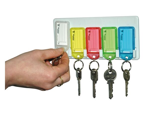 Blister 2 Rateliers 5 Porte-Clés Quickto Assortis - Equipements de Gestion des clés