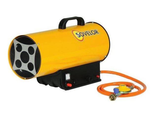 CHAUFFAGE AIR PULSE PORTABLE AU GAZ PROPANE AUTONOME AVEC BATTERIE