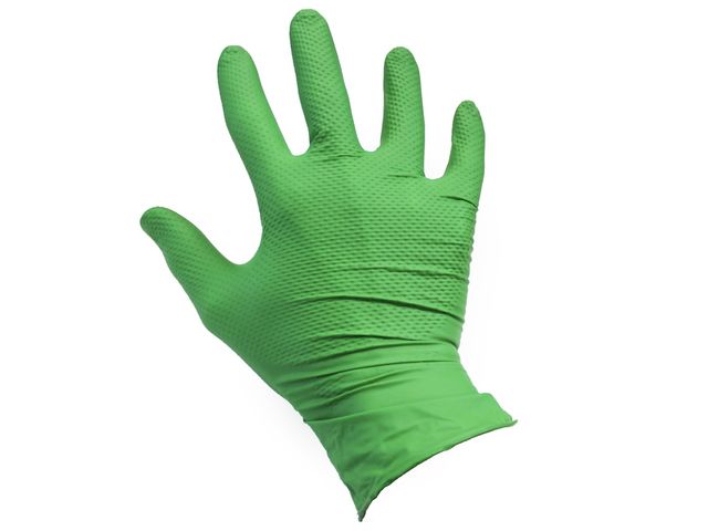 Gants Nitrile VERT - (S - M - L - XL) / 100 pcs de ALL4AUTO