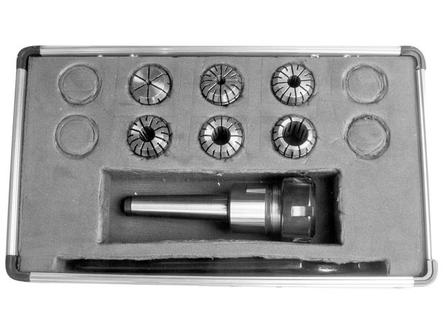 Mandrin Porte-pince CM4 M16 ER40 Avec Jeu De Pinces ER40 Et Clé - Kit Complet Pour Tour Ou Fraiseuse