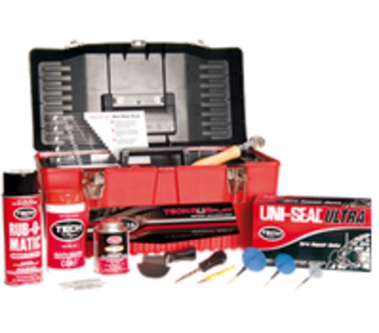 Kit de réparation de pneus à flancs de la voiture complète: compresseur,  des outils et des