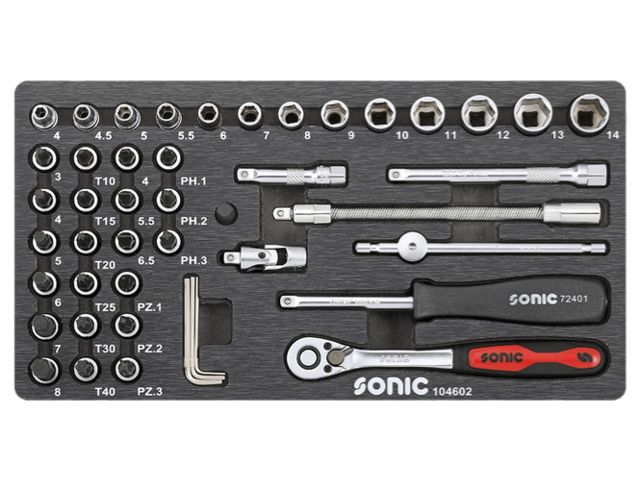 Sonic equipment - Coffret 1/2 douilles à choc gainées : :  Bricolage