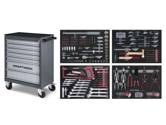 Servante d'atelier complète XXL 512 outils MW Tools MWE512G4 MW Tools