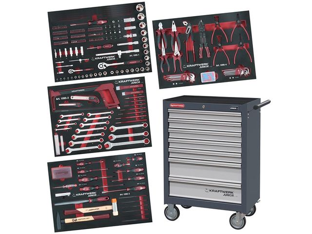 Servante d'atelier complète XL 512 outils MW Tools MWE512G3 de TORROS :  informations et documentations