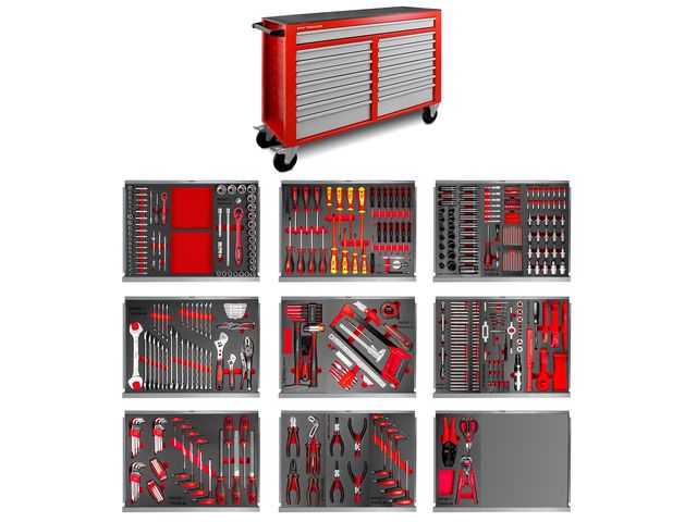 DESTOCKAGE EXCLUSIF * Servante d'atelier complète XXL GERMANSTAHL