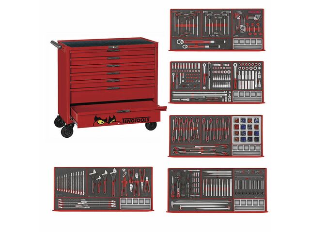 Servante d'atelier complète XL 512 outils MW Tools MWE512G3 de