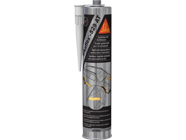 Mastic aluminium fin pour réparation de carrosserie - SIKA MRP Aluminium -  Gris - 2,5kg - Espace Bricolage