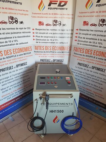 Station de décalaminage hydrogène HH1500 VL/PL de FD EQUIPEMENTS