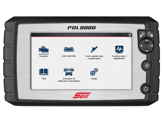 SUN Boitier Diagnostic, PDL 8000 de SNAP ON EQUIPMENT FRANCE :  informations et documentations