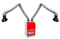 Aspirateur de fumée de soudage mobile 2600m³/h 2,2kW 3x400V 2 bras MW Tools LA2802