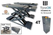 Pont élévateur ciseaux encastré | TSC4000X2iXL TyreON 4 t à double extensions