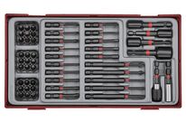Set d&amp;#039;embouts Impact TT1 tray 1/4 PH- PZ- ROB- HEX- TX-- gr 53 pièces Teng Tools TTBS53