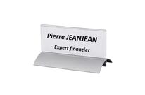 Porte-visuel AluSign® double-faces paysage 6 x 15 cm