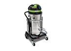 Aspirateur industriel solides et liquides à double filtration - cuve inox 90 L - 2 moteurs 2,2 kW 230 V - 74 dB(A) Cleancraft FLEXCAT290OP-PRO