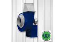 VENTILATEUR EN TOLE D&amp;#039;ACIER DE 0,75 KW, 400 V TRIPHASE, DIAM 160 MM - RAL 5002