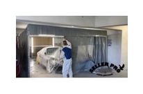 Cabine Peinture rétractable démontable automobile | Retra-Flex 1, 2 et 3