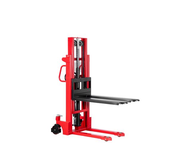 Gerbeur manuel levée rapide 1000 kg 2000 mm avec double mât MW Tools MS1020