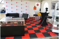 Dalle de sol pour évènementiel | POLYDAL Damier Pro48