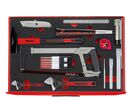 Servante d&#039;atelier complète noire 19 tiroirs set en mousse 399 outils Teng Tools TCEMM399BL