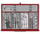 Grande servante d'atelier rouge 19 tiroirs Monster set - 1295 outils - Qualité professionnelle Teng Tools TKS53R1295T