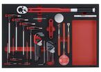 Jeu de clé et set d'inspection Foam4x4 tray 17 pièces Teng Tools TTEX17