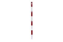 Poteau en acier sans pied rouge-blanc MW Tools BSF150RB