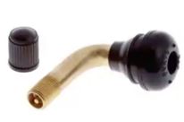 Valve métallique coudée pour scooter, moto et quad diam 11,5 mm - TR412L / PVR70M