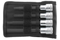1054TX/4T - Jeu 4 douilles tournevis long TORX® - STAHLWILLE