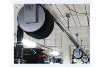 Enrouleurs pour système d’aspiration des gaz d’échappement fixe ou sur rail | Worky  