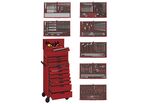 Servante d'outils professionnelle complète 417 pcs Teng Tools TCEMM417N