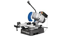 Tronçonneuse métal acier inox 2 vitesses 1,5/2,2 kW 400 V lame circulaire ø350 mm 20/40 tr/min avec pompe Metallkraft MKS351