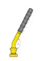 Valve PL coudée 153° (sachet de 10)