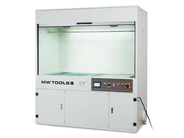 Cabine de peinture avec aspiration et séchage intégré 230V MW Tools MSC1400