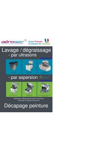 LAVAGE / DEGRAISSAGE