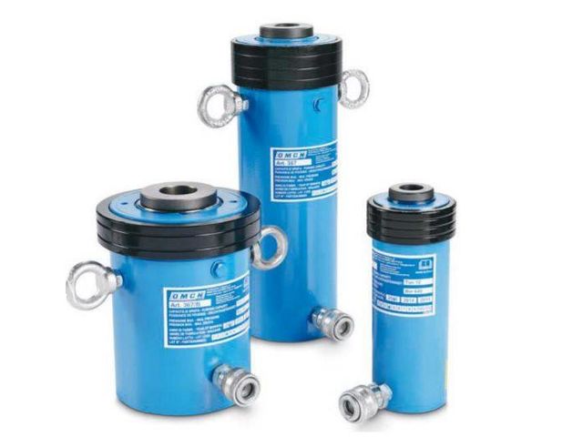 VERIN HYDRAULIQUE CAPACITE 37 TONNES RETOUR PAR RESSORT