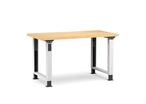 Établi plateau bois L.1500 mm et pieds réglables NOVALP