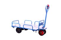 Chariot éléctrique à ridelles amovibles plateau alu 400kg 1210x850mm - batterie 36V / 12Ah MW Tools EP400L