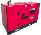 Groupe électrogène diesel 22 kVA 3x400V - 230V - Refroidi par eau - Avec régulateur AVR - Connecteur pour ATS MW Tools DG200E