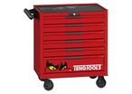 Servante d'atelier rouge professionnelle 6 tiroirs Teng Tools TSW26R6L