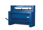 Cisaille guillotine manuelle à pédale largeur du travail 1300 mm épaisseurs jusque 1,25 mm en acier Metallkraft FTBS1300-12M