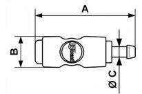 Raccord pour flexibles | ISI 11EB