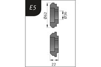 Molettes en option pour SBM140-12 Type E5 Metallkraft 3880135