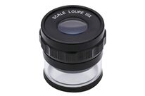 Loupe de mesure de précision 10 x avec bague de mise au point et échelle graduée 0,1 mm - loupe d&amp;#039;atelier Limit SCALELOUPE
