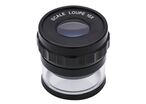 Loupe de mesure de précision 10 x avec bague de mise au point et échelle graduée 0,1 mm - loupe d'atelier Limit SCALELOUPE