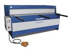 Cisaille guillotine motorisée largeur du travail 2050 mm épaisseurs jusque 3 mm butée manuelle 4 kW 400V Metallkraft MTBS2055-30E